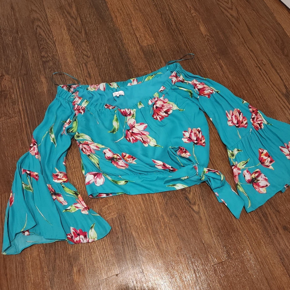 Parker off the shoulder floral top